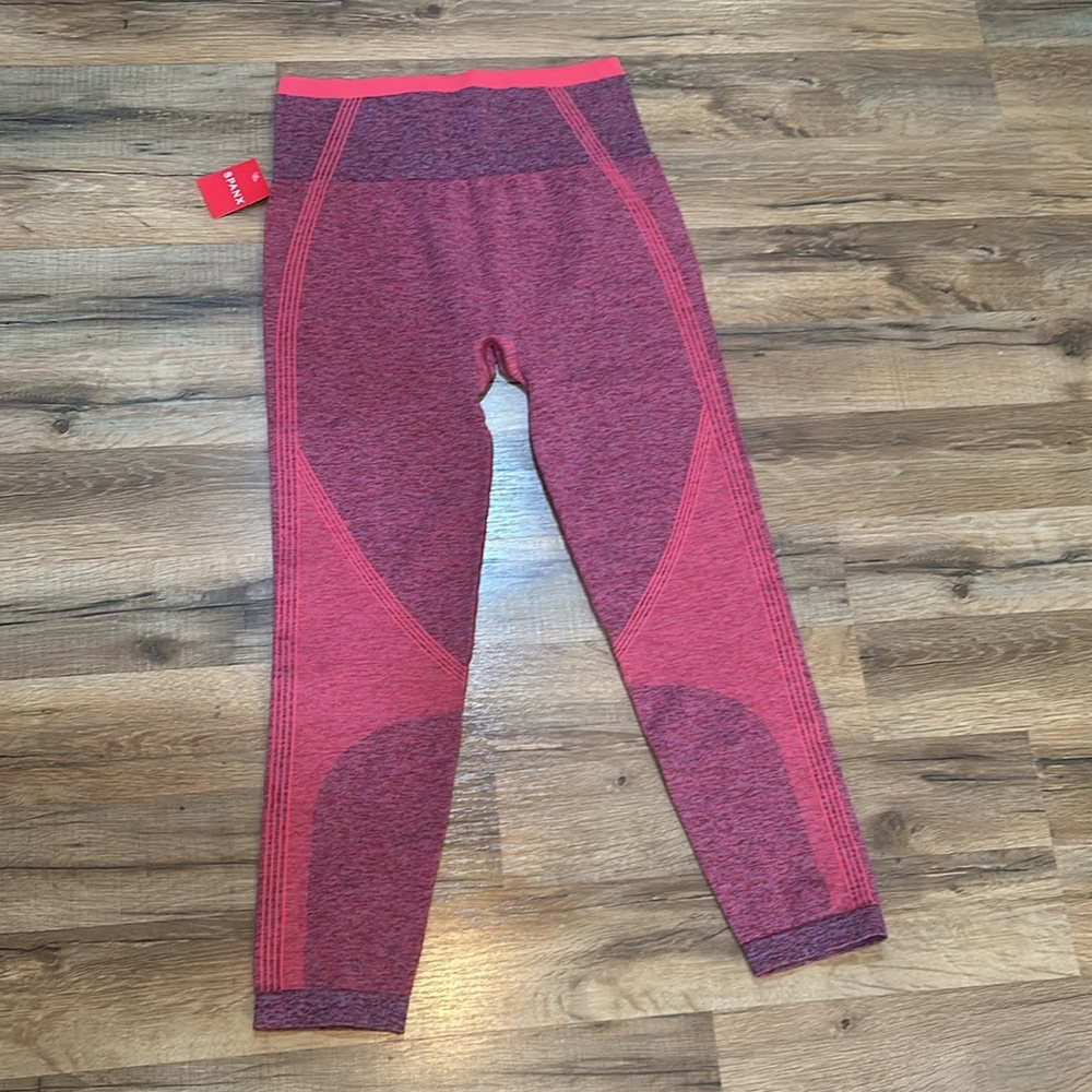 SPANX SEAMLESS SCULP LEGGINGS WOMEN SIZE SMALL & LARGE CORAL NEW